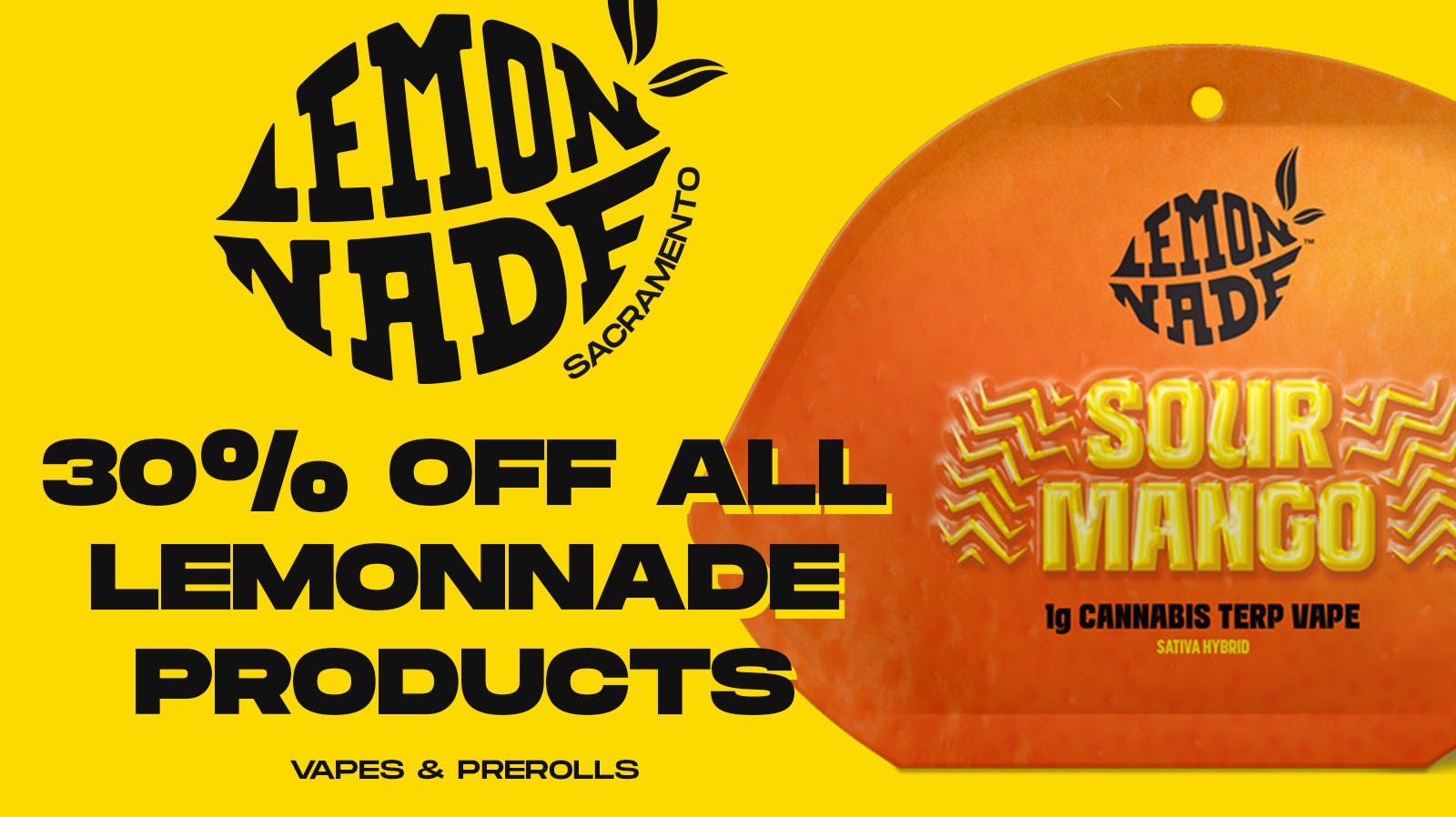 Lemonnade South Sacramento 30% OFF Lemonnade Vape & Preroll