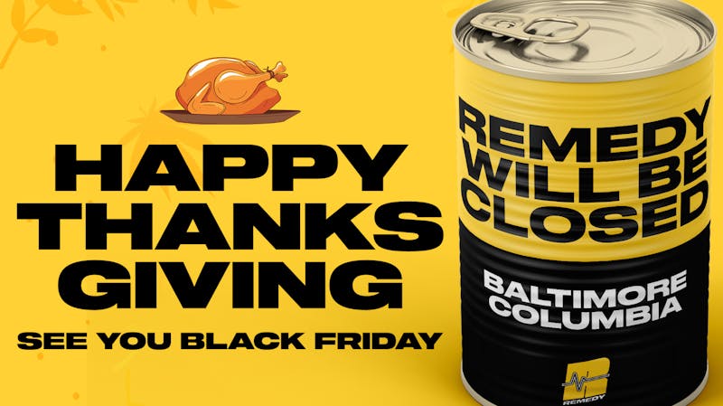 Remedy Columbia Happy Thanksgiving!