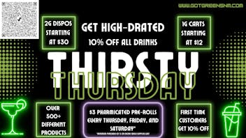 Got Greens Thirsty Thursday 10% Off