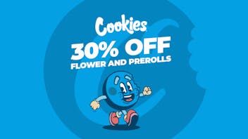 Cookies Delivery 30% Off all Flower and Prerolls