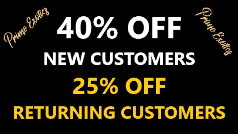 Prime Exotics Dispensary 40%NEW 25%RETURNING