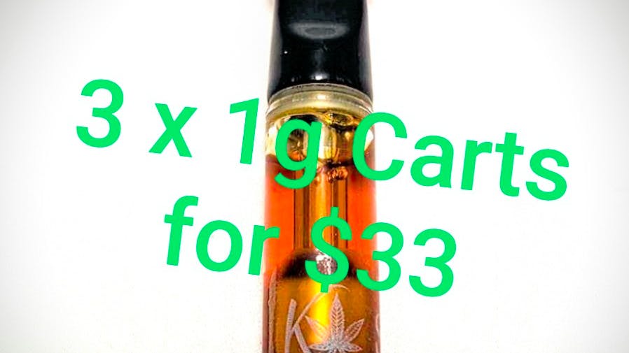 Karing Kind - Adult Use 3 x 1g Carts for $33 OTD