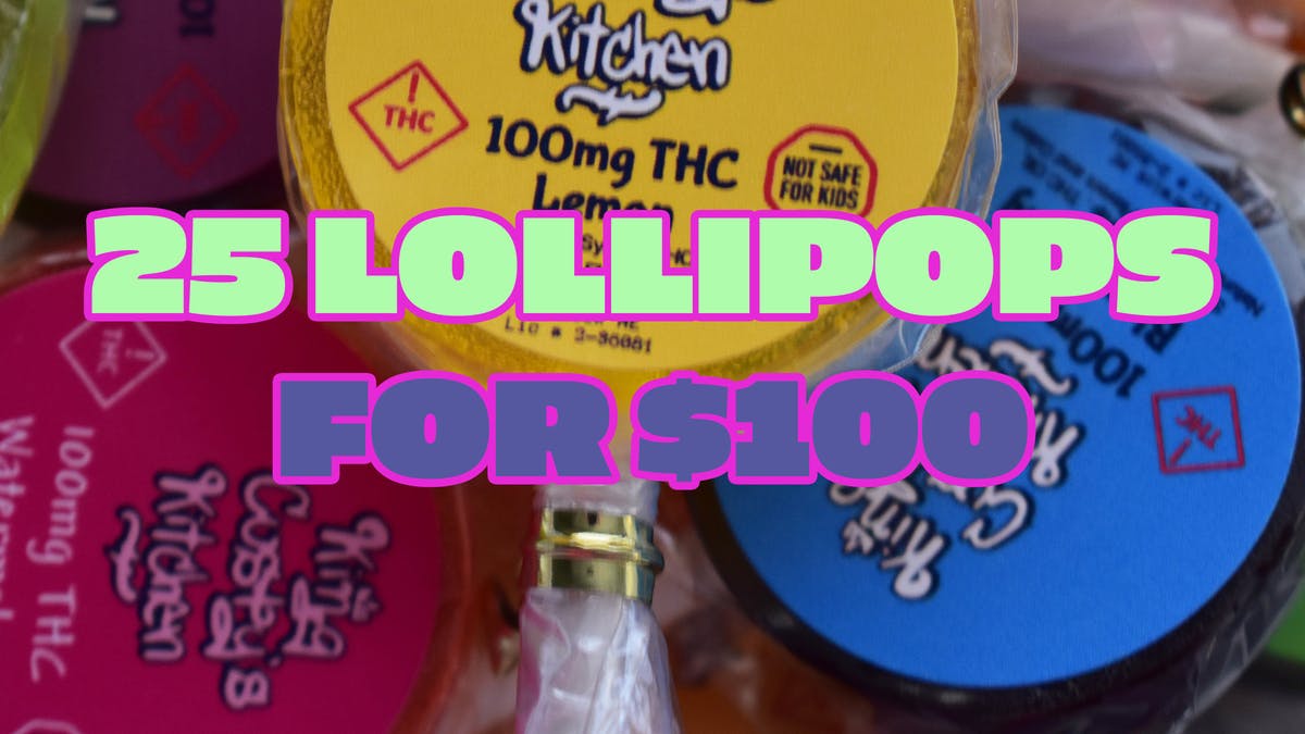 REDS MEDS NEW ENGLAND 25 LOLLIPOPS FOR $100