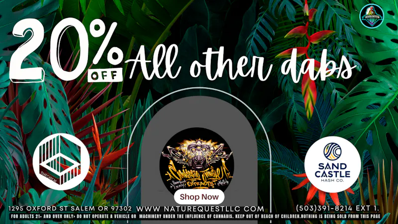 THC Recreation Station Salem Shatterday Saturday Extract Sale