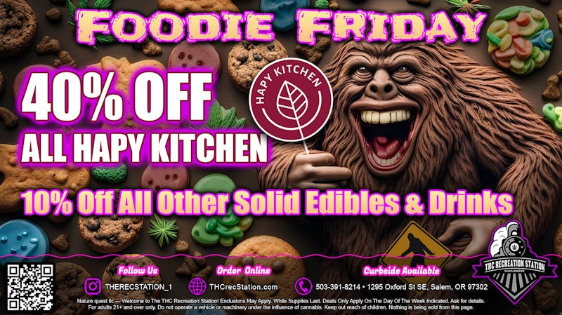THC Recreation Station Salem Hapy Kitchen & Edibles & Drinks