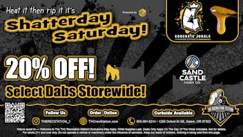 THC Recreation Station Salem Shatterday Saturday Dabs on Sale