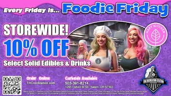 THC Recreation Station Salem 10% ALL Solid Edibles and Drinks