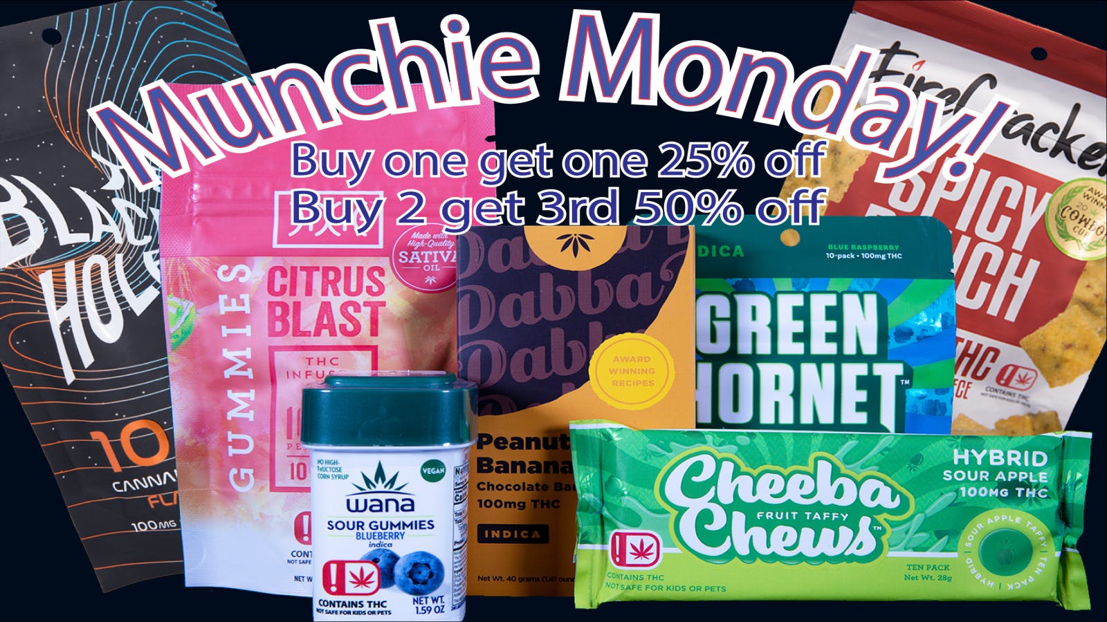 Get Bak'd Weed Dispensary Edmond - DRIVE THRU Medible Munchie Monday!😋🍬