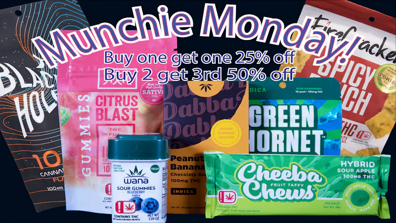 Get Bak'd Weed Dispensary Edmond - DRIVE THRU Medible Munchie Monday!😋🍬