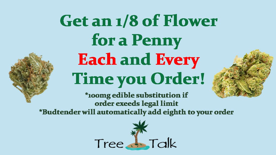 Tree Talk - Elk Grove Every Order gets a 8th for .01