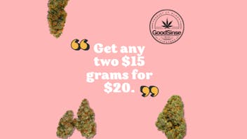 GoodSinse - West Get Any Two $15 Grams for $20