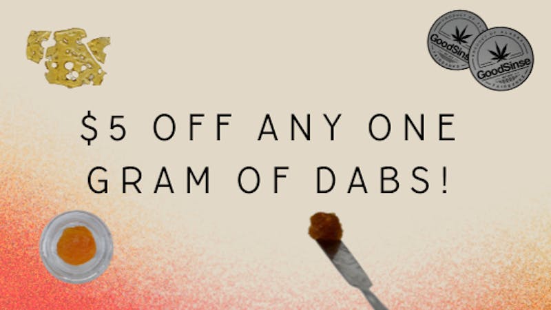 GoodSinse - East $5 Off Any 1 Gram of Dabs