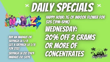 SkyhighLA 20% OFF 2 GRAMS OR MORE OF WAX!