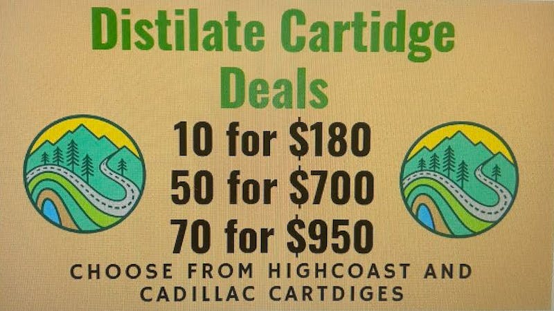 Grove Cannabis Company (Pickup Available) 10 distillate cartridge deal-180