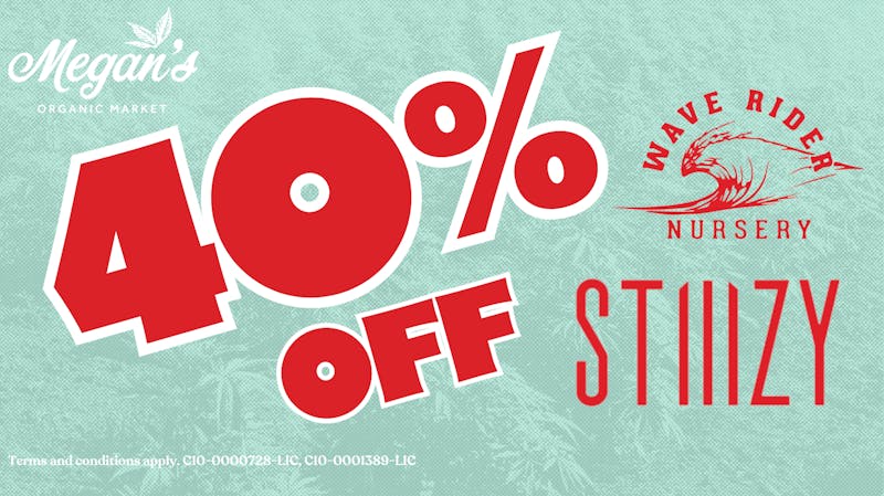 Megan's Organic Market - Goleta 40% Off Stiiizy & Wave Rider