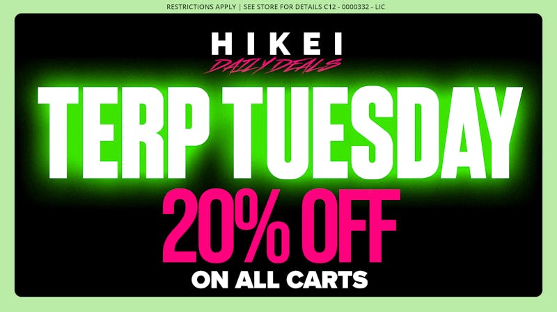 HiKei 20% OFF CARTS