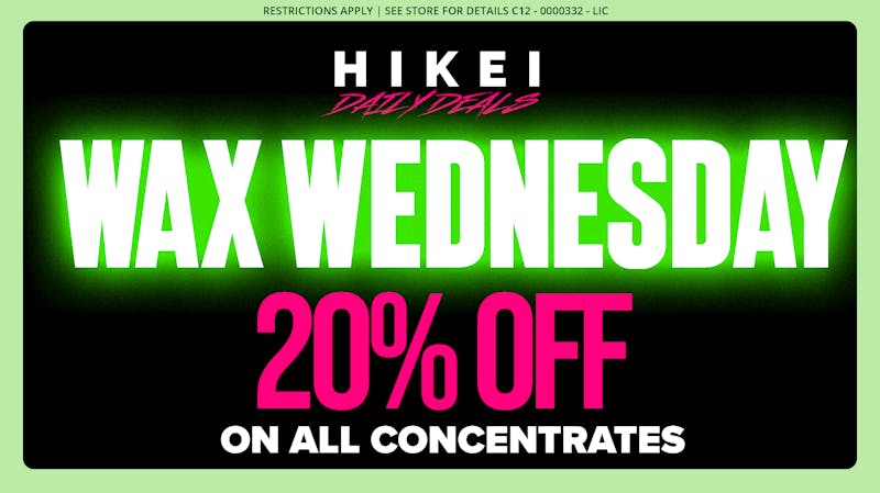 HiKei 20% OFF CONCENTRATES