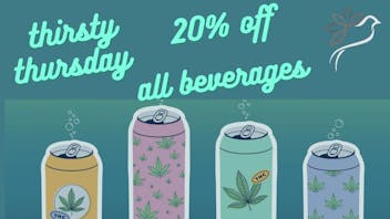 First Class Grass Farm Thirsty Thursday 20% Beverages