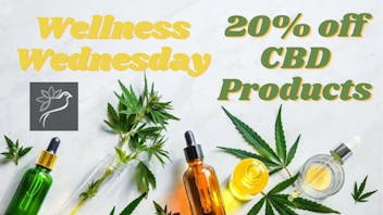 First Class Grass Farm Wellness Wednesday 20% Off CBD