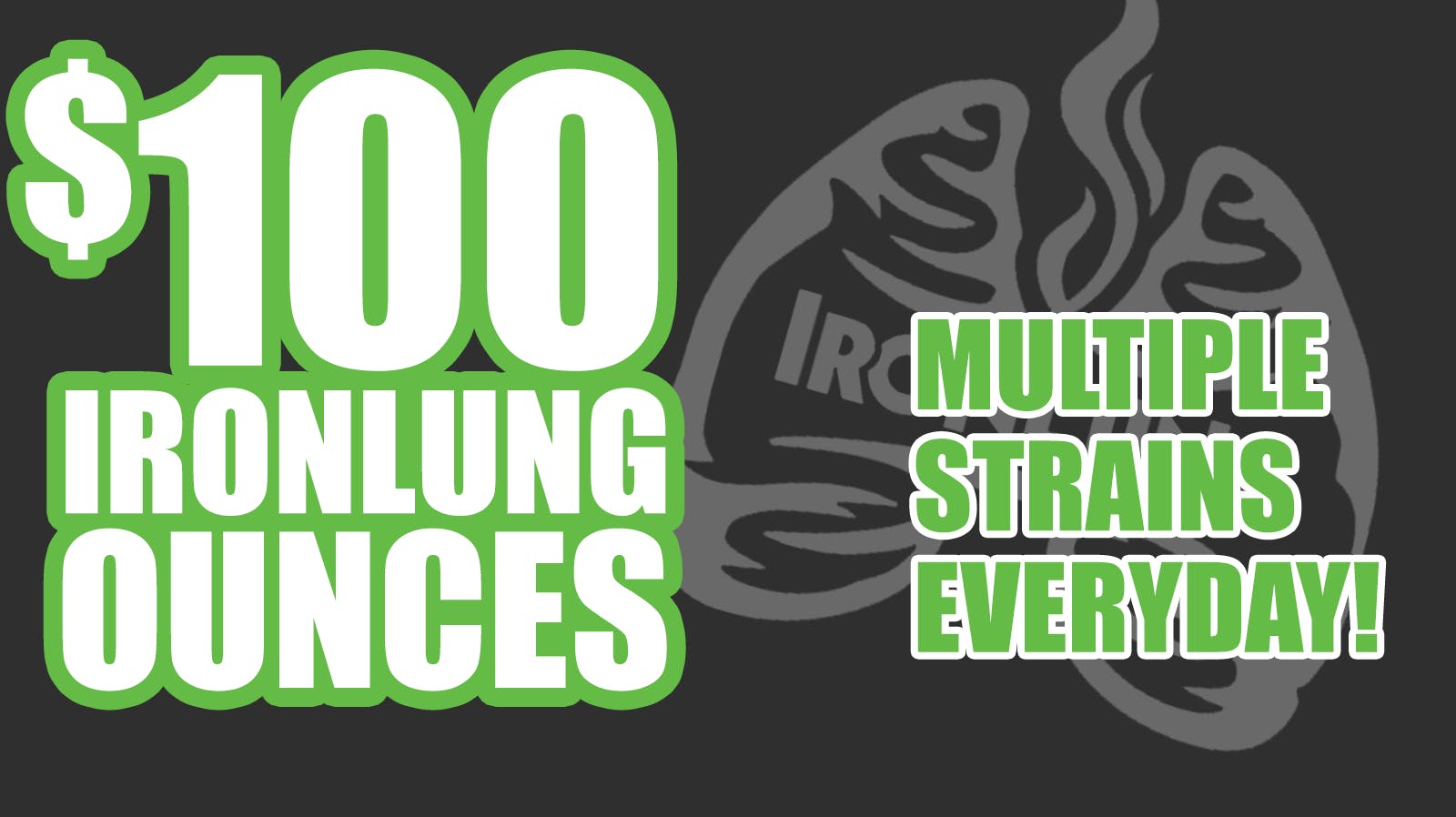 Alternative Essence $100 Ironlung Ounces of Flower