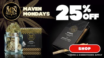 California Street Cannabis Company - Delivery 25% OFF Maven Mondays!