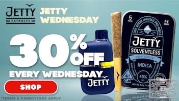 California Street Cannabis Company - Delivery 30% OFF JETTY Wednesdays!