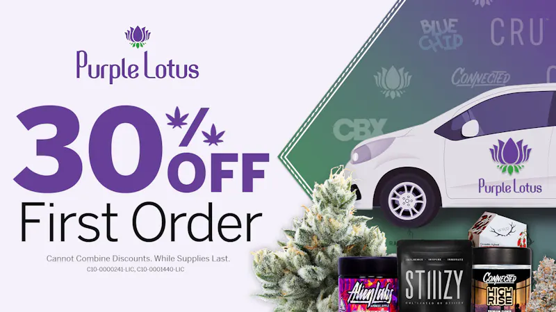 30% Off First Purchase at Purple Lotus - Downtown San Jose | Weedmaps