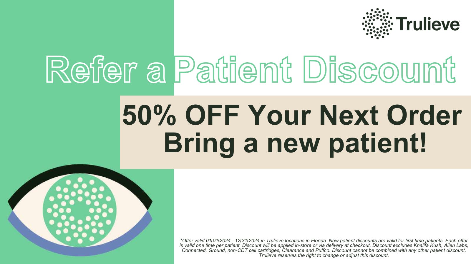 Trulieve Boca Raton Dispensary Refer-a-Patient