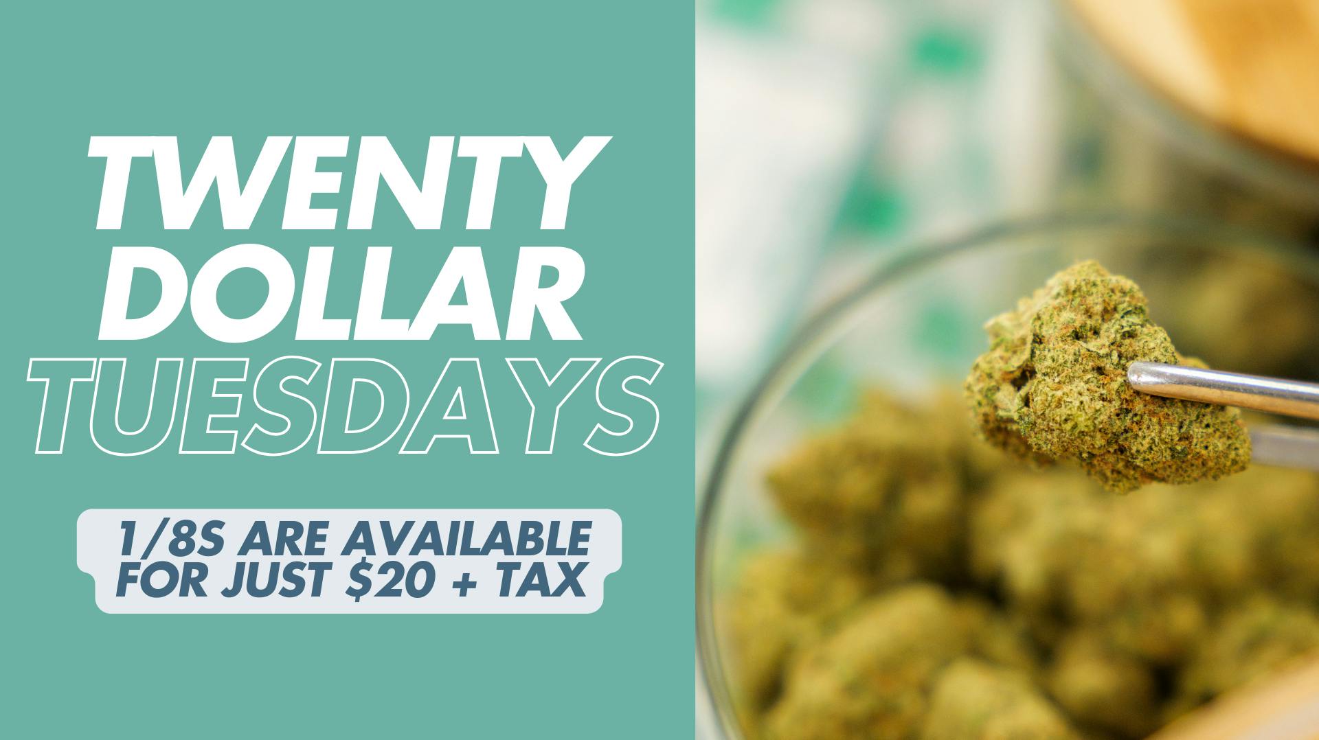 1 Connection $20 1/8s Every Tuesday!