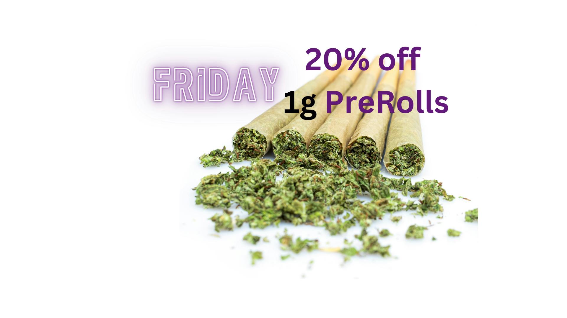 The Stoned Moose 20% off 1 Gram PreRolls