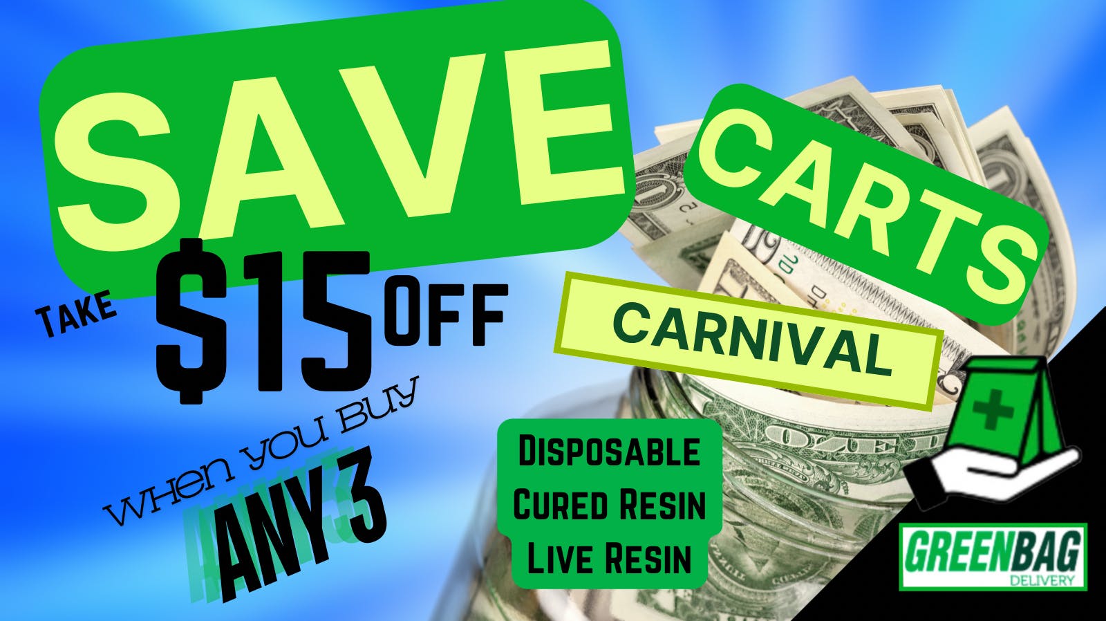 Green Bag Delivery Save $$$$ Carts & Pens Deal