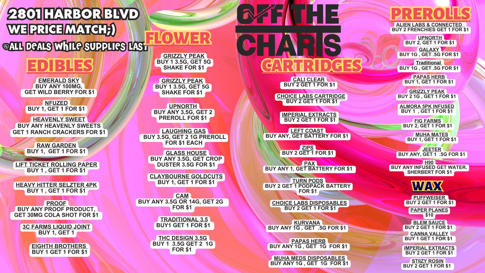 Off The Charts - Costa Mesa 🎇 50% OFF FTP 🎆 BEST IN OC