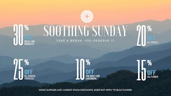Greenlight Therapeutics SOOTHING SUNDAY! 30% OFF CBD