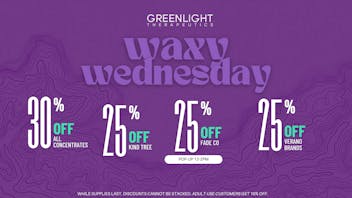 Greenlight Therapeutics Waxy Wednesday! 30% off *Med