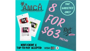 AMCH RECREATIONAL (8) 100mg Ript $63 Pretax