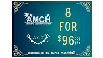 AMCH RECREATIONAL MIX N MATCH 8 WYLD GUMMIES $96