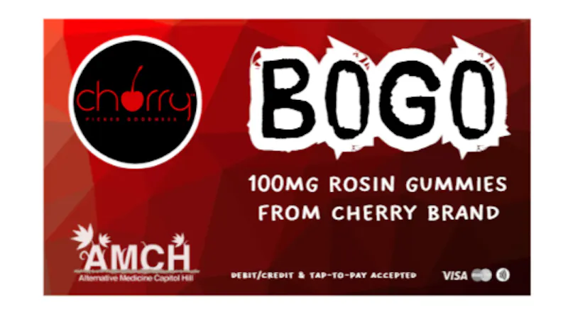 AMCH RECREATIONAL BOGO Cherry Rosin Gummies