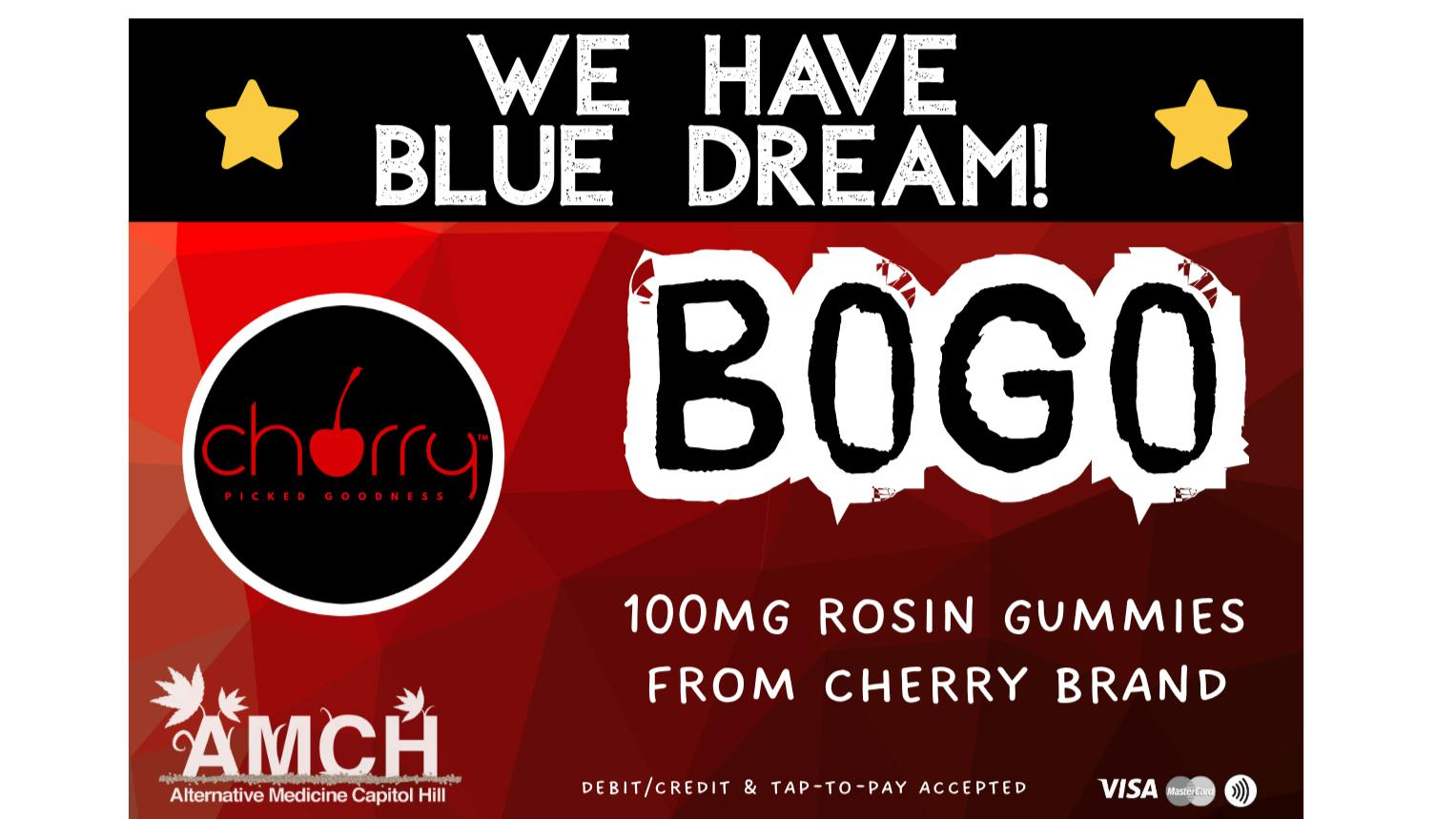AMCH RECREATIONAL BOGO Cherry Rosin Gummies
