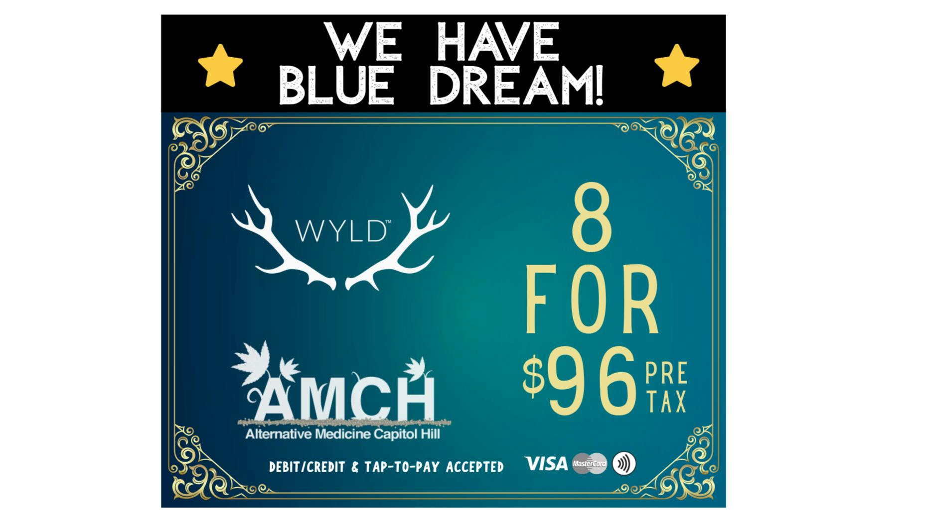 AMCH RECREATIONAL MIX N MATCH 8 WYLD GUMMIES $96