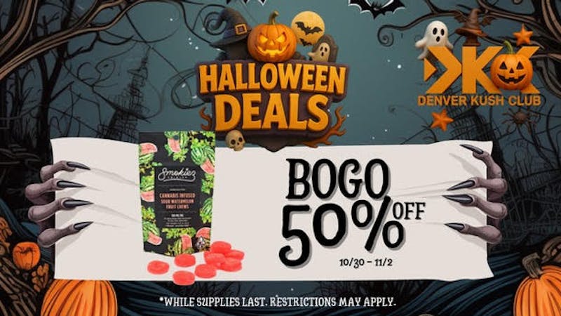 Denver Kush Club - Recreational / Medical Smokiez BOGO 50% off 10/30-11/2