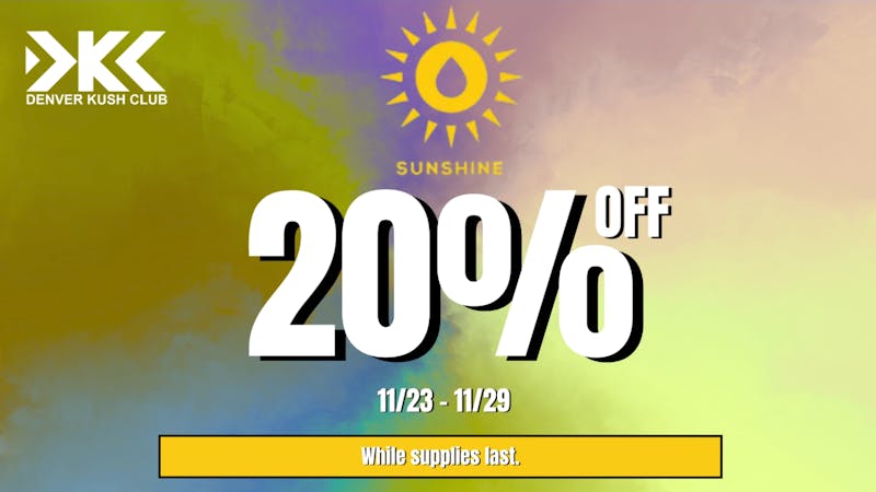 Denver Kush Club - Recreational / Medical 20% Off Sunshine