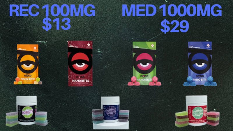 A Cut Above $13 edibles, $29 edibles