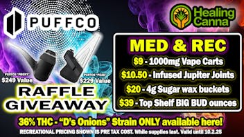 The Healing Canna Win a PuffCo E-Rig!