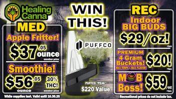 The Healing Canna Win a PuffCo for Halloween!