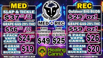 The Healing Canna THE BEST STRAINS STARTING @ $39 & NEW 4G BUCKETS