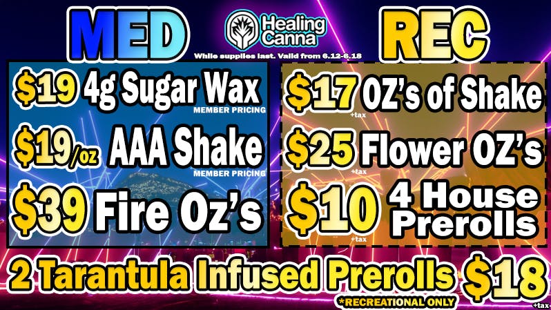 The Healing Canna 4 HC Joints $10/ 2 Tarantulas $18