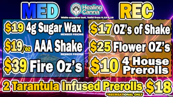 The Healing Canna 4 HC Joints $10/ 2 Tarantulas $18