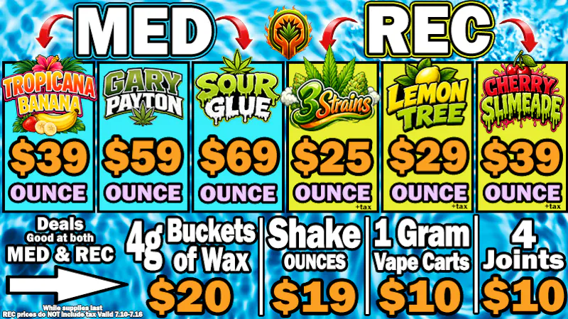 The Healing Canna West $25oz's ARE BACK!