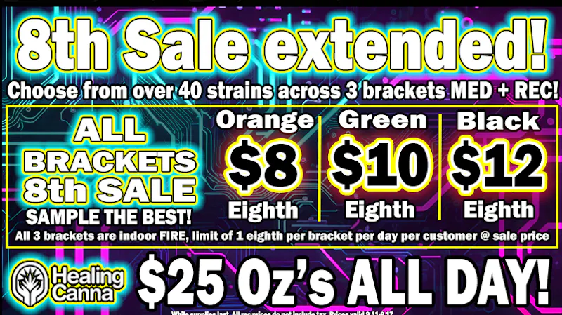 The Healing Canna West $25oz - Huge Selection!