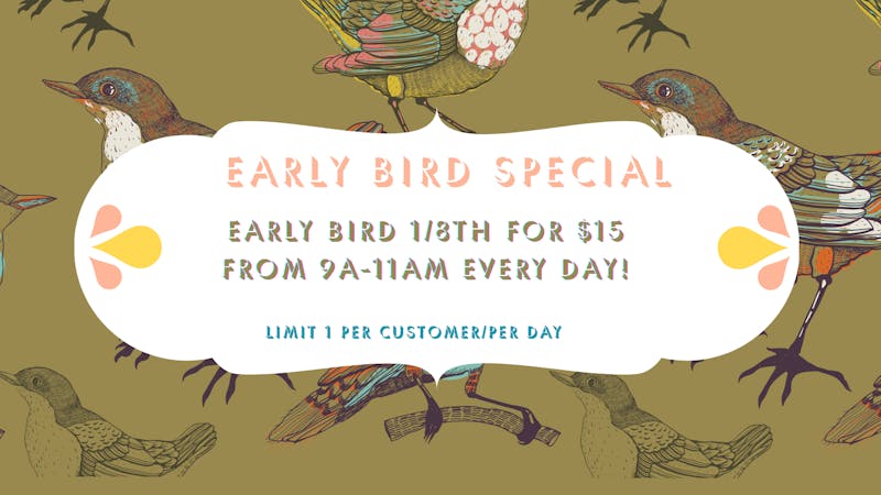 The Herbal Cure (Med and Rec) Early Bird Eighths!!